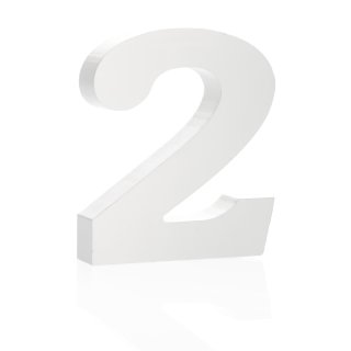 Zahl "2" mittel