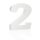 Zahl "2" mittel