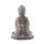 Buddha betend mit Teelichthalter braun