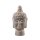 Buddha-Kopf aus Polystone braun