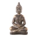 Buddha Figur aus Polystone braun/gold