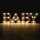LED Schriftzug "BABY" weiß