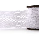 Spitzenband, 2er Set, wei&szlig;, 7,5cm x 3m