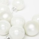 Christbaumkugeln 24er Set weiß