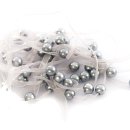 Perlenband silber ca. 5 m
