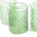 Gläser mit Henkel im 3er Set grün