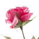 Rose mit 2 Bl&uuml;ten pink