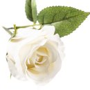 Kunst-Blume Rose wei&szlig;