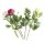 Kunst-Blume Rose mit gro&szlig;en Bl&uuml;tenkopf wei&szlig;