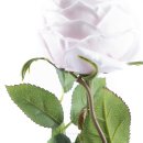 Kunst-Blume Rose mit gro&szlig;en Bl&uuml;tenkopf hellrosa