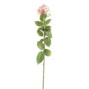 Kunst-Blume Rose mit gro&szlig;en Bl&uuml;tenkopf...