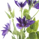 Kunst-Blume Clematis violett