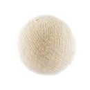 Deko-Garn-Ball 20 St&uuml;ck rot/beige T&ouml;ne
