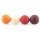 Deko-Garn-Ball 20 Stück rot/beige Töne
