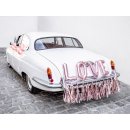Hochzeits Auto-Dekoration &quot;Love&quot; rosa