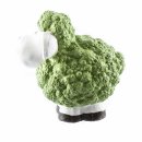 Süßes Keramik Schaf für drinnen und draußen klein grün