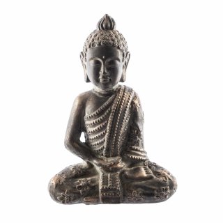 Buddha Figur in verschiedenen Farben Braun