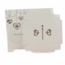 Karten-Box f&uuml;r die Hochzeit in wei&szlig; grau mit...
