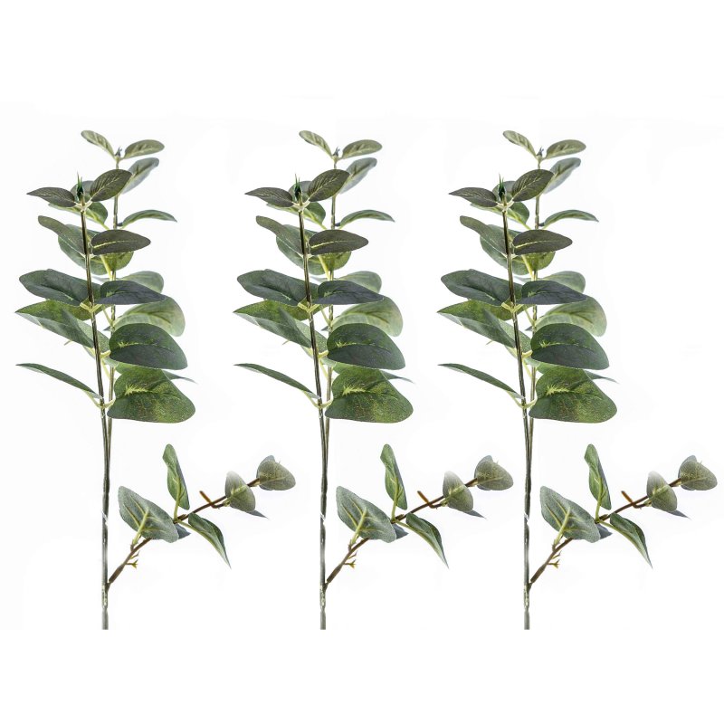 Künstliche Eukalyptus Zweige im 3er Set