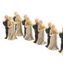 Kleine Figuren zur Gold-Hochzeit 12 St&uuml;ck
