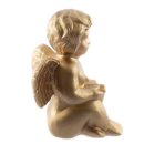 Engel Figur mit Buch verschiedene Farb-Variationen Gold