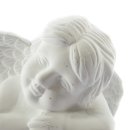 Schlafender Engel aus Keramik in verschiedenen Farben