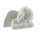 Schlafender Engel aus Keramik in verschiedenen Farben Weiß