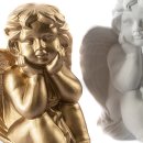 Sitzende Engel Figur aus Keramik in verschiedenen Farben