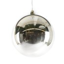 Bruchfeste XXL Christbaumkugeln Silber Ø ca. 14 cm