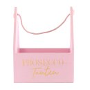 Holz Tasche in rosa &quot;Prosecco Tanten&quot;...