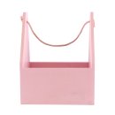 Holz Tasche in rosa "Prosecco Tanten" Flaschen-Träger im used-look