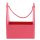 Holz Tasche in pink "Queen of the day" Flaschen-Träger im used-look