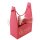 Kleine Holz Tasche in pink "Queen of the day" Flaschen-Träger mit Abtrennung