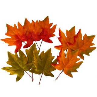 Dekorative Herbstblätter zum Streuen im 3er Set