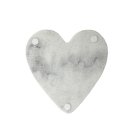 Marmorplatte / Herz rund weiß grau zwei verschiedene Größen 20cm