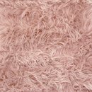 Kunstfell Teppich rosa