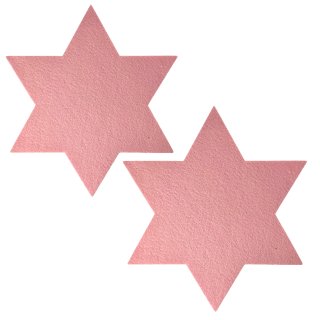 Filzsterne im 2er Set rosa ca 36 cm