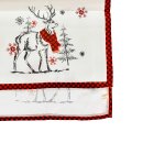 Weihnachtlicher Tischl&auml;ufer 40 x 160 cm mit Hirsch