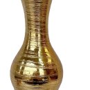 Keramik Vase gold klein 13cm