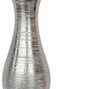 Keramik Vase silber klein 18 cm