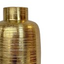 Keramik Vase gold 19,5 cm