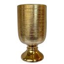 Keramik Vase gold 26,5 cm