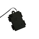 LED Stern warmweiß mit Timer ca. 40 cm schwarz
