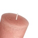 Echtwachs Kerzen im 2er Set rosa klein