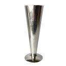 Metall Vase gehämmert ca. 27 cm silber