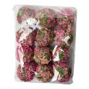 Blumenb&auml;lle 12er Set pink rosa