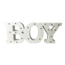 LED Schriftzug "Boy" weiß