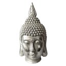 Großer Buddha Kopf silber