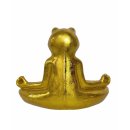 Yoga-Frosch gold