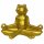 XXL Yoga-Frosch gold